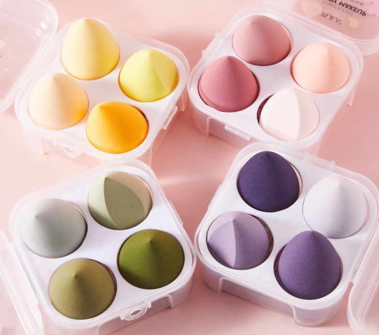 BEAUTY BLENDER PACK OF 4 (multicolour)