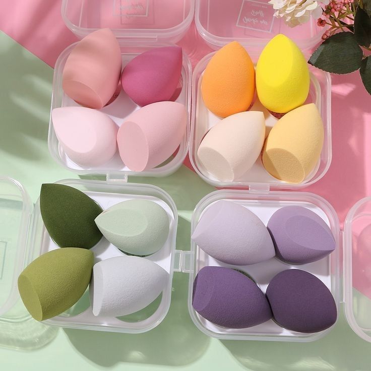 BEAUTY BLENDER PACK OF 4 (multicolour)